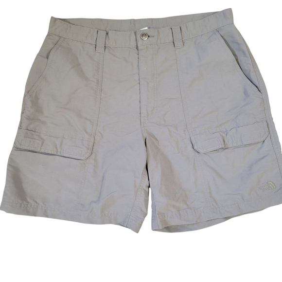 North Face Men's Cargo Shorts Size 36 Inseam 7.5" Excellent Condition Pre-owned - Picture 1 of 8